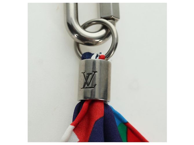 LOUIS VUITTON Bijoux Sac Flags Charm Silk Multicolor MP2485 LV Auth 171534SAM Multiple colors - view 6