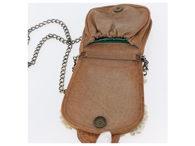 Borsa a Spalla FENDI in Pelle 2 in 1 Marrone Auth 171467V - vista 10