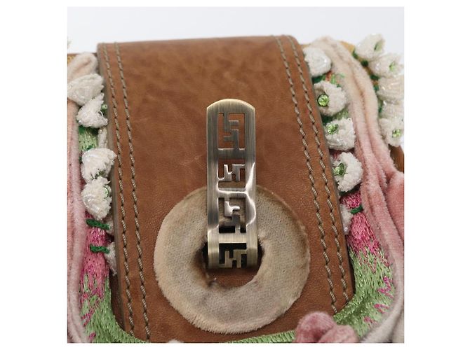 Borsa a Spalla FENDI in Pelle 2 in 1 Marrone Auth 171467V - vista 20
