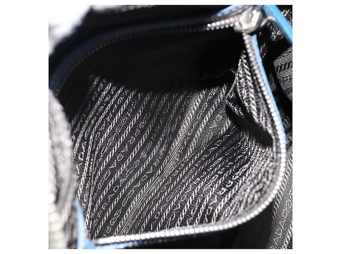 Borsa a Spalla PRADA Nylon Khaki Argento Autentica 172848 Cachi - vista 22