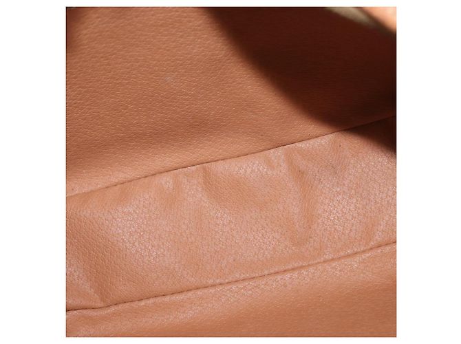 Céline Borsa a Spalla in Tela Macadam CELINE in Pelle PVC Marrone Oro Auth ki6508 D'oro - vista 8