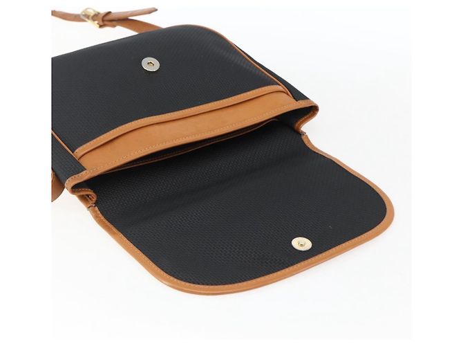 Borsa a Spalla SAINT LAURENT PVC Nero Oro Auth fm5208 D'oro - vista 10