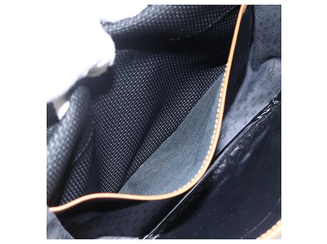 Borsa a Spalla SAINT LAURENT PVC Nero Oro Auth fm5208 D'oro - vista 12