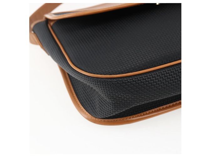 Borsa a Spalla SAINT LAURENT PVC Nero Oro Auth fm5208 D'oro - vista 14