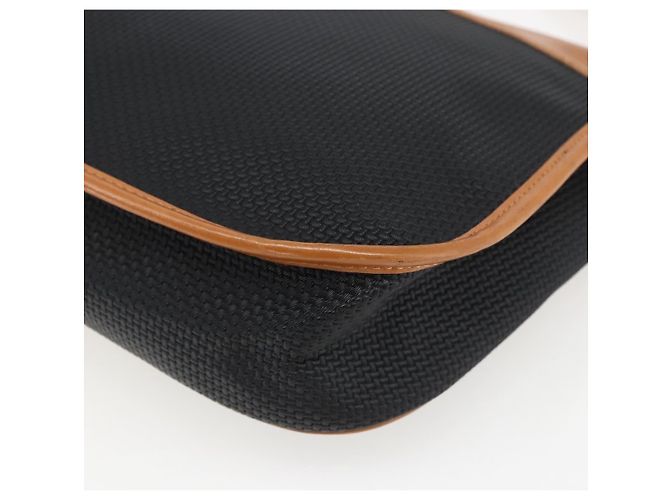 Borsa a Spalla SAINT LAURENT PVC Nero Oro Auth fm5208 D'oro - vista 15