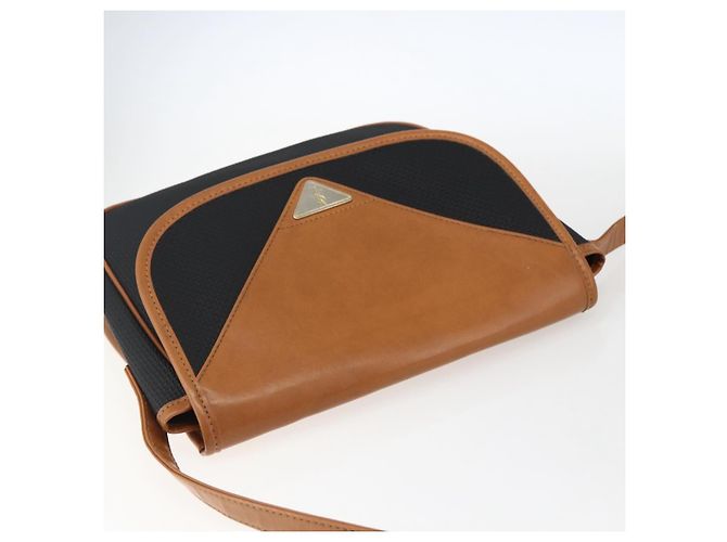 Borsa a Spalla SAINT LAURENT PVC Nero Oro Auth fm5208 D'oro - vista 6