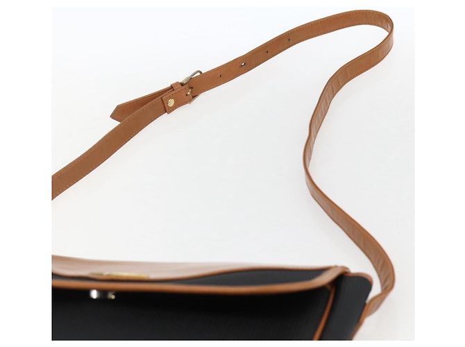 Borsa a Spalla SAINT LAURENT PVC Nero Oro Auth fm5208 D'oro - vista 8