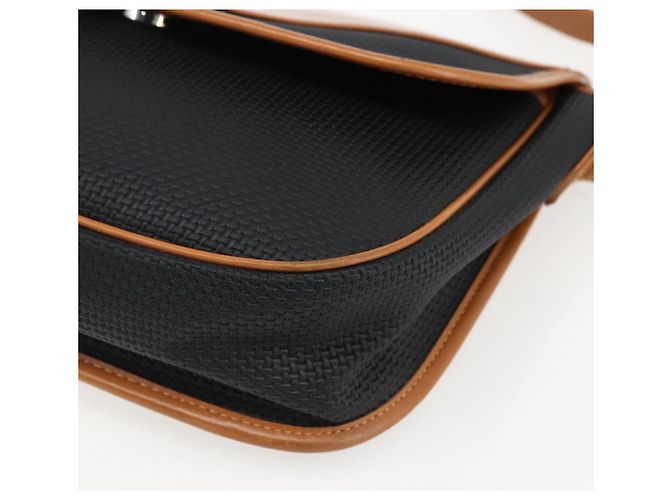 Borsa a Spalla SAINT LAURENT PVC Nero Oro Auth fm5208 D'oro - vista 9