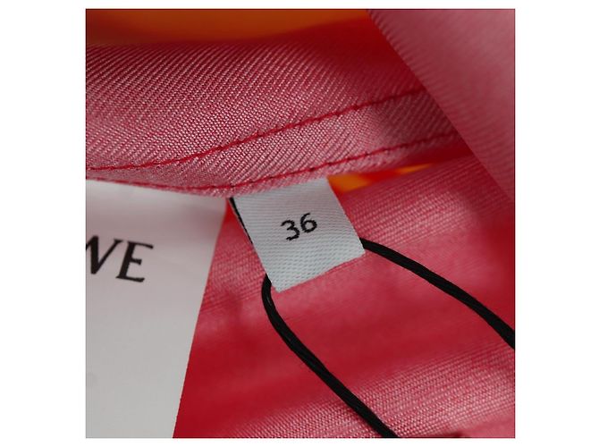 LOEWE - Polo Studio Ghibli Il Castello Errante Seta Rossa Auth 166935SM Rosso - vista 13