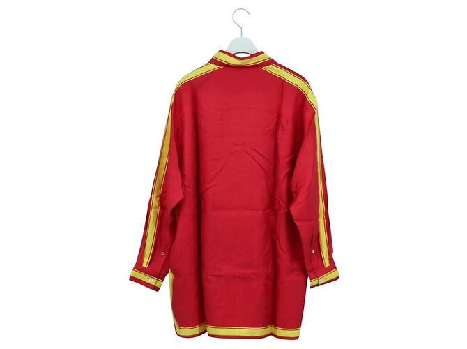 LOEWE - Polo Studio Ghibli Il Castello Errante Seta Rossa Auth 166935SM Rosso - vista 2