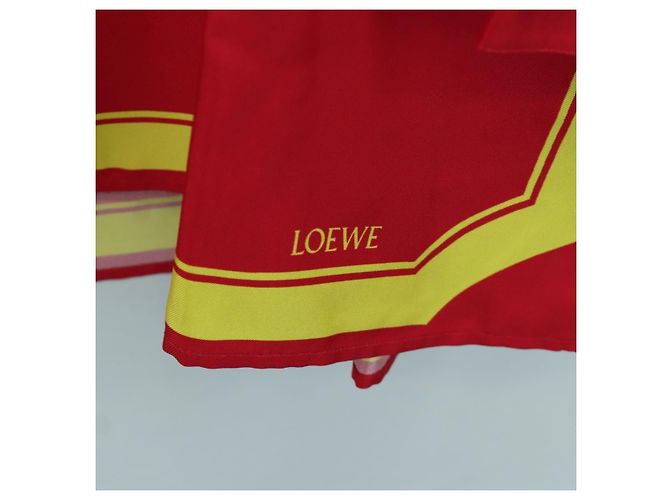 LOEWE - Polo Studio Ghibli Il Castello Errante Seta Rossa Auth 166935SM Rosso - vista 3
