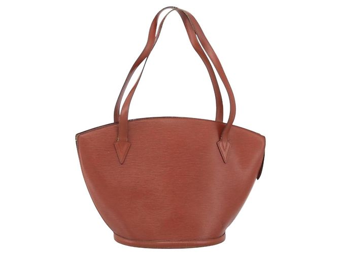 LOUIS VUITTON Borsa da Shopping Epi Saint Jacques Marrone M52263 LV Auth LNZ054 - vista 13