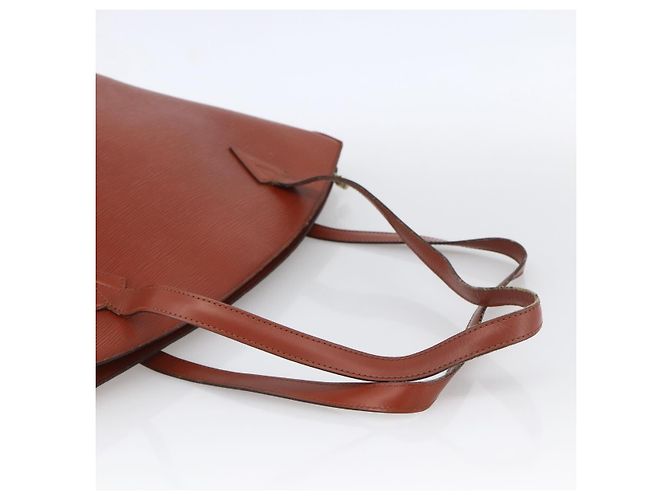 LOUIS VUITTON Borsa da Shopping Epi Saint Jacques Marrone M52263 LV Auth LNZ054 - vista 7