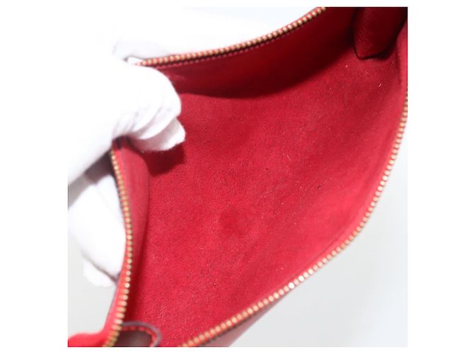 LOUIS VUITTON Pochette Accessoires Epi Rossa M52947 Auth LV LNZ360 Rosso - vista 11