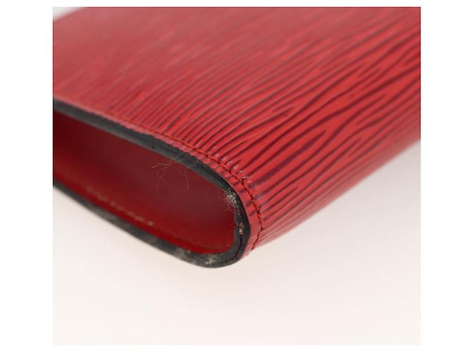 LOUIS VUITTON Pochette Accessoires Epi Rossa M52947 Auth LV LNZ360 Rosso - vista 16