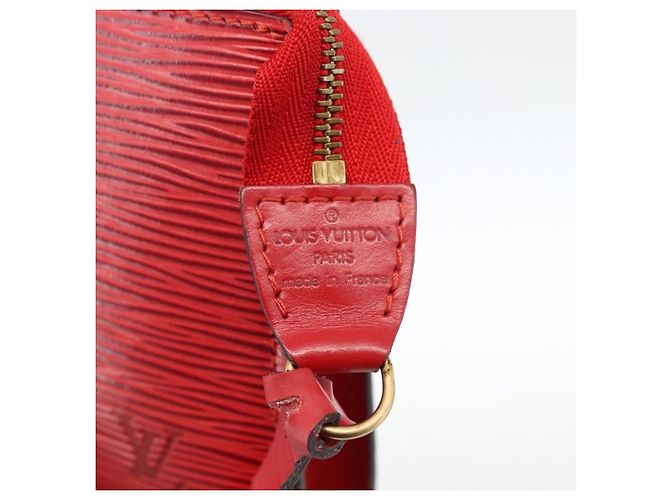 LOUIS VUITTON Pochette Accessoires Epi Rossa M52947 Auth LV LNZ360 Rosso - vista 17