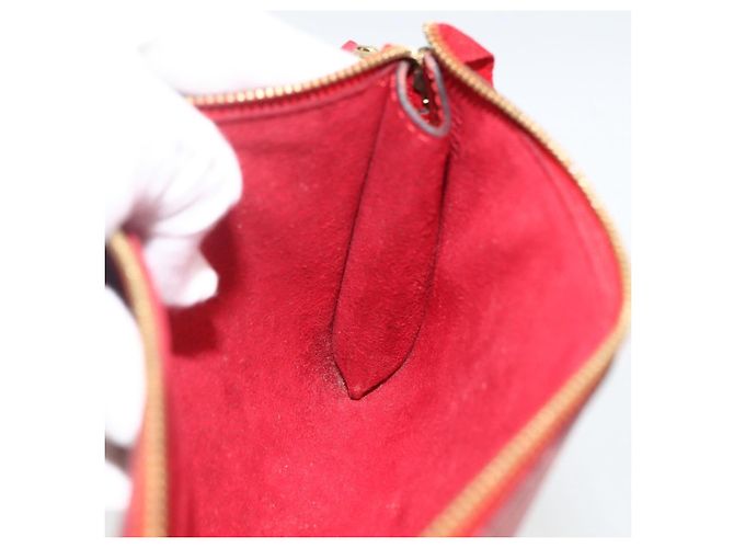 LOUIS VUITTON Pochette Accessoires Epi Rossa M52947 Auth LV LNZ360 Rosso - vista 19