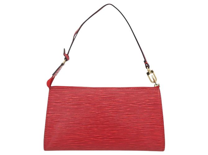 LOUIS VUITTON Pochette Accessoires Epi Rossa M52947 Auth LV LNZ360 Rosso - vista 2