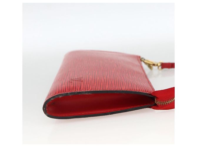 LOUIS VUITTON Pochette Accessoires Epi Rossa M52947 Auth LV LNZ360 Rosso - vista 4