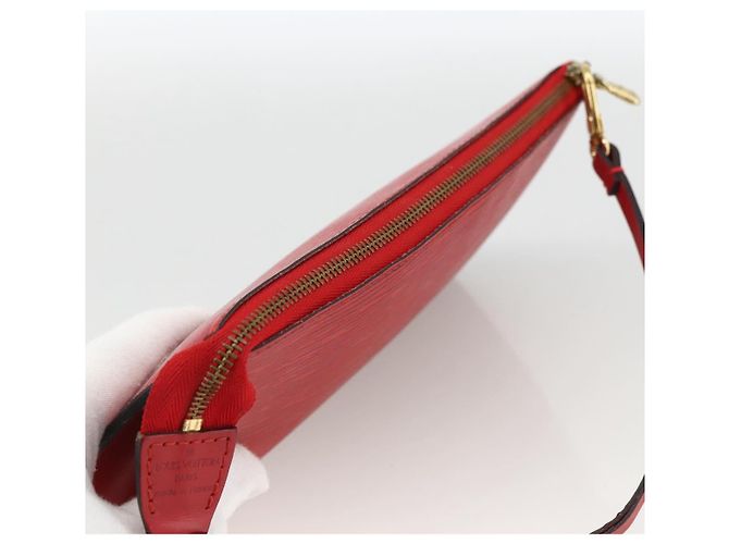 LOUIS VUITTON Pochette Accessoires Epi Rossa M52947 Auth LV LNZ360 Rosso - vista 6