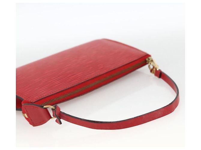 LOUIS VUITTON Pochette Accessoires Epi Rossa M52947 Auth LV LNZ360 Rosso - vista 7