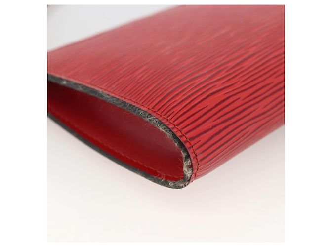LOUIS VUITTON Pochette Accessoires Epi Rossa M52947 Auth LV LNZ360 Rosso - vista 9