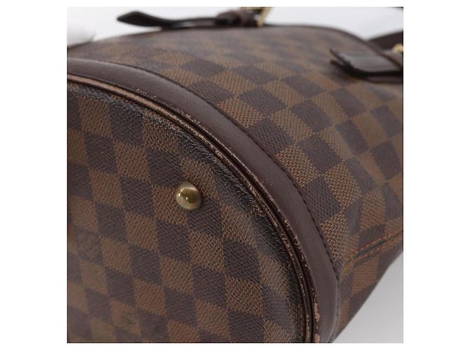 LOUIS VUITTON Borsa a Spalla Damier Ebene Marais N42240 Auth LV ka2686 - vista 15