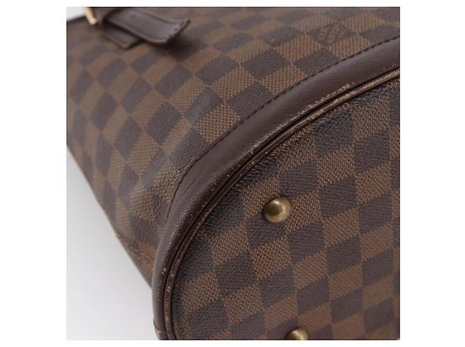 LOUIS VUITTON Borsa a Spalla Damier Ebene Marais N42240 Auth LV ka2686 - vista 16