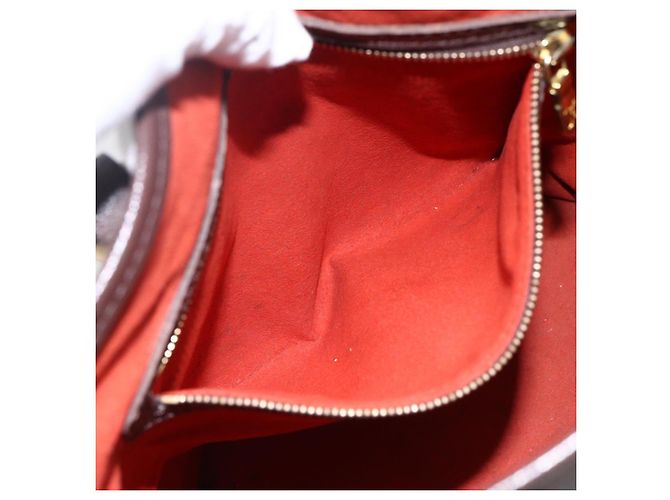LOUIS VUITTON Borsa a Spalla Damier Ebene Marais N42240 Auth LV ka2686 - vista 22