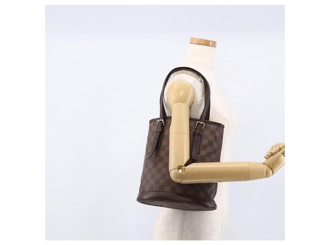LOUIS VUITTON Borsa a Spalla Damier Ebene Marais N42240 Auth LV ka2686 - vista 23