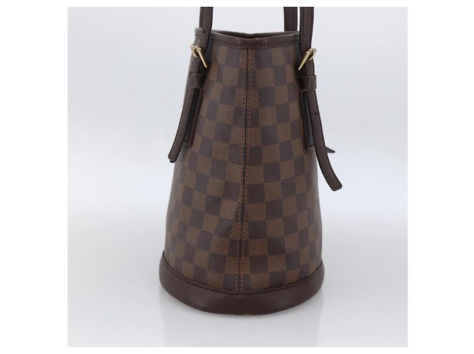 LOUIS VUITTON Borsa a Spalla Damier Ebene Marais N42240 Auth LV ka2686 - vista 3
