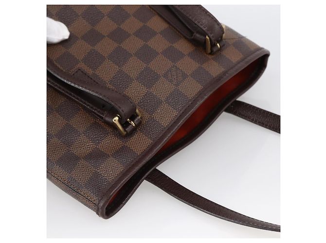 LOUIS VUITTON Borsa a Spalla Damier Ebene Marais N42240 Auth LV ka2686 - vista 6