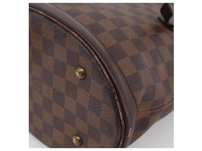 LOUIS VUITTON Borsa a Spalla Damier Ebene Marais N42240 Auth LV ka2686 - vista 9