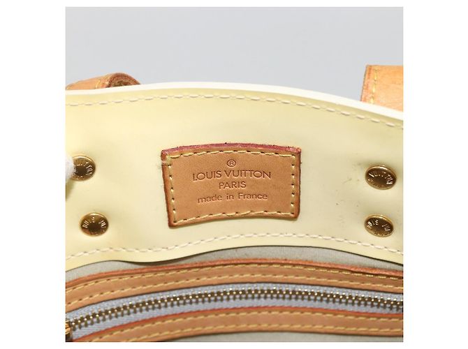 LOUIS VUITTON Borsa a Mano Monogram Vernis Reade PM Perle M91336 LV Auth BA11033 - vista 10