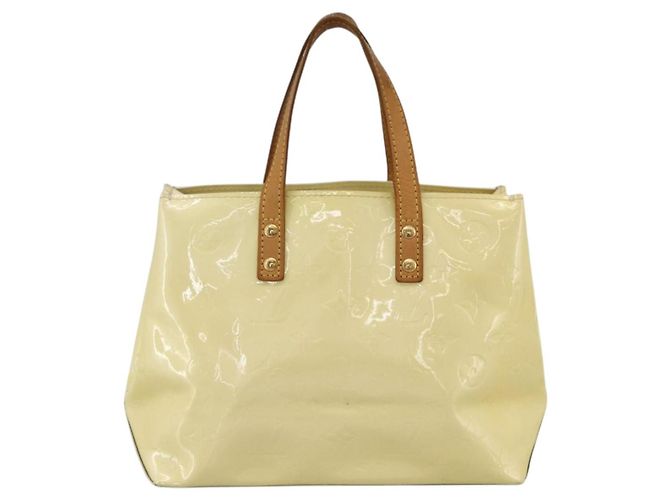 LOUIS VUITTON Borsa a Mano Monogram Vernis Reade PM Perle M91336 LV Auth BA11033 - vista 2