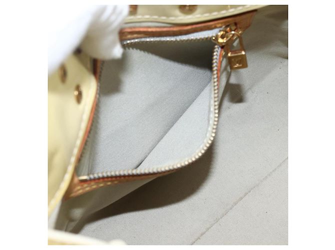 LOUIS VUITTON Borsa a Mano Monogram Vernis Reade PM Perle M91336 LV Auth BA11033 - vista 20