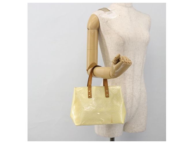 LOUIS VUITTON Borsa a Mano Monogram Vernis Reade PM Perle M91336 LV Auth BA11033 - vista 21