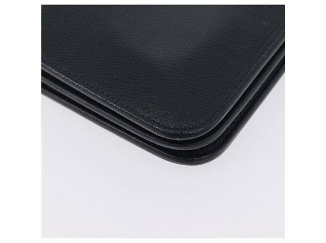 Borsa a spalla in pelle Christian Dior, blu navy, oro, autentica 172959 - vista 16