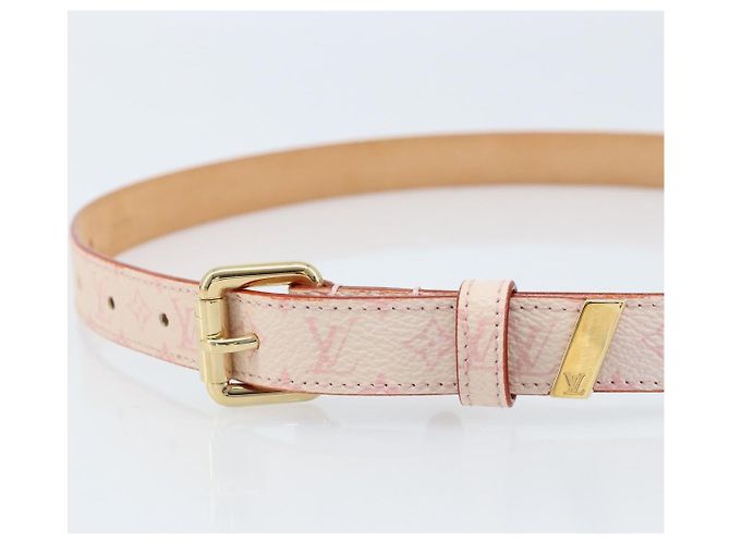 LOUIS VUITTON Monogram Kirschblüte Gürtel 33,1" M9273W Auth ka2773V Monogramm - Ansicht 5