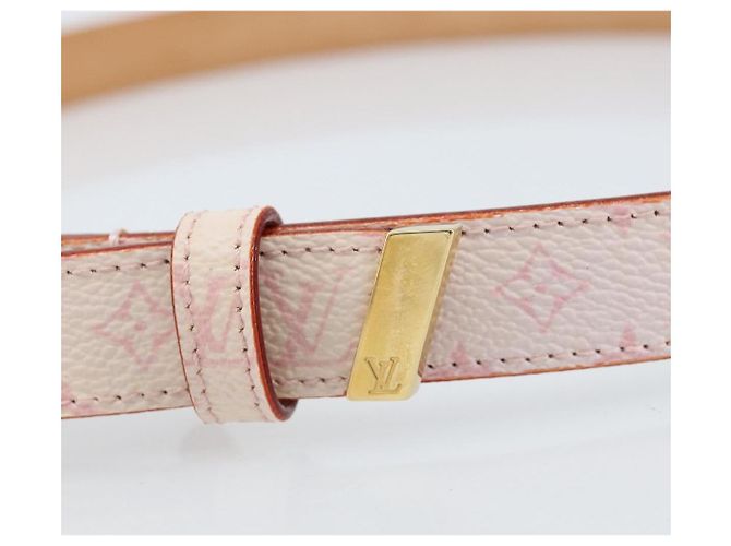 LOUIS VUITTON Monogram Kirschblüte Gürtel 33,1" M9273W Auth ka2773V Monogramm - Ansicht 6