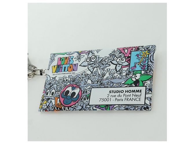LOUIS VUITTON Pochette Envelope Trio Monogram Comics M82014 LV Auth 173300SM Multicolore - vista 14