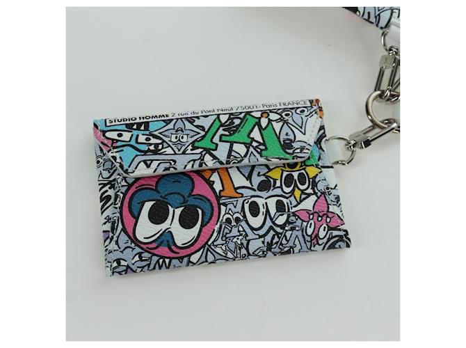 LOUIS VUITTON Pochette Envelope Trio Monogram Comics M82014 LV Auth 173300SM Multicolore - vista 8