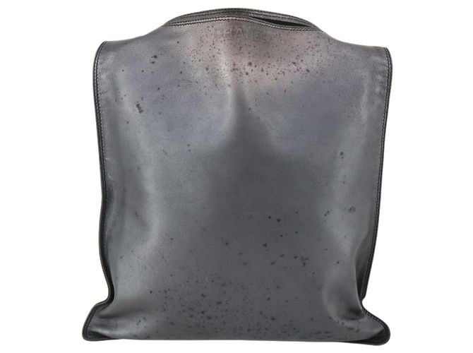 Borsa a Spalla CHANEL in Pelle Gunmetal CC Auth bs33125 Metallico - vista 13