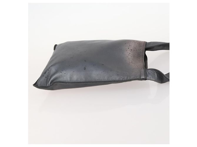 Borsa a Spalla CHANEL in Pelle Gunmetal CC Auth bs33125 Metallico - vista 3