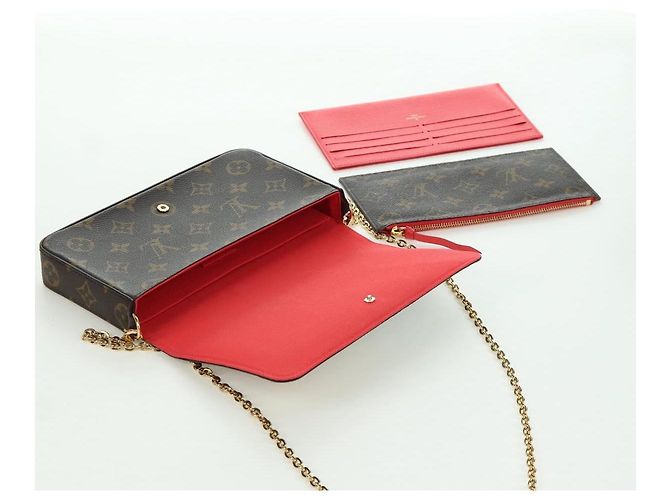 LOUIS VUITTON Monogram Vivienne Pochette Felice Borsa a Spalla LV Auth 168142SM Monogramma - vista 10