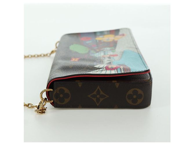 LOUIS VUITTON Monogram Vivienne Pochette Felice Borsa a Spalla LV Auth 168142SM Monogramma - vista 3