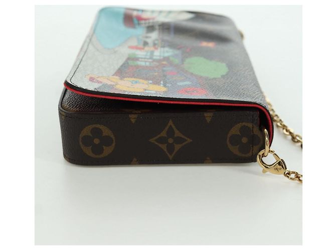 LOUIS VUITTON Monogram Vivienne Pochette Felice Borsa a Spalla LV Auth 168142SM Monogramma - vista 4
