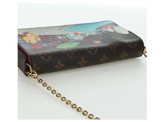 LOUIS VUITTON Monogram Vivienne Pochette Felice Borsa a Spalla LV Auth 168142SM Monogramma - vista 6