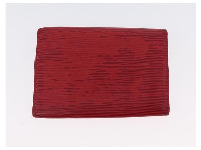 Portafoglio Epi Louis Vuitton 3 Set Rosso Blu LV Auth LNZ371 - vista 10