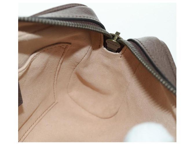 Gucci Borsa a Spalla GG Supreme PVC Beige Oro 648124 Auth 171510SM D'oro - vista 22